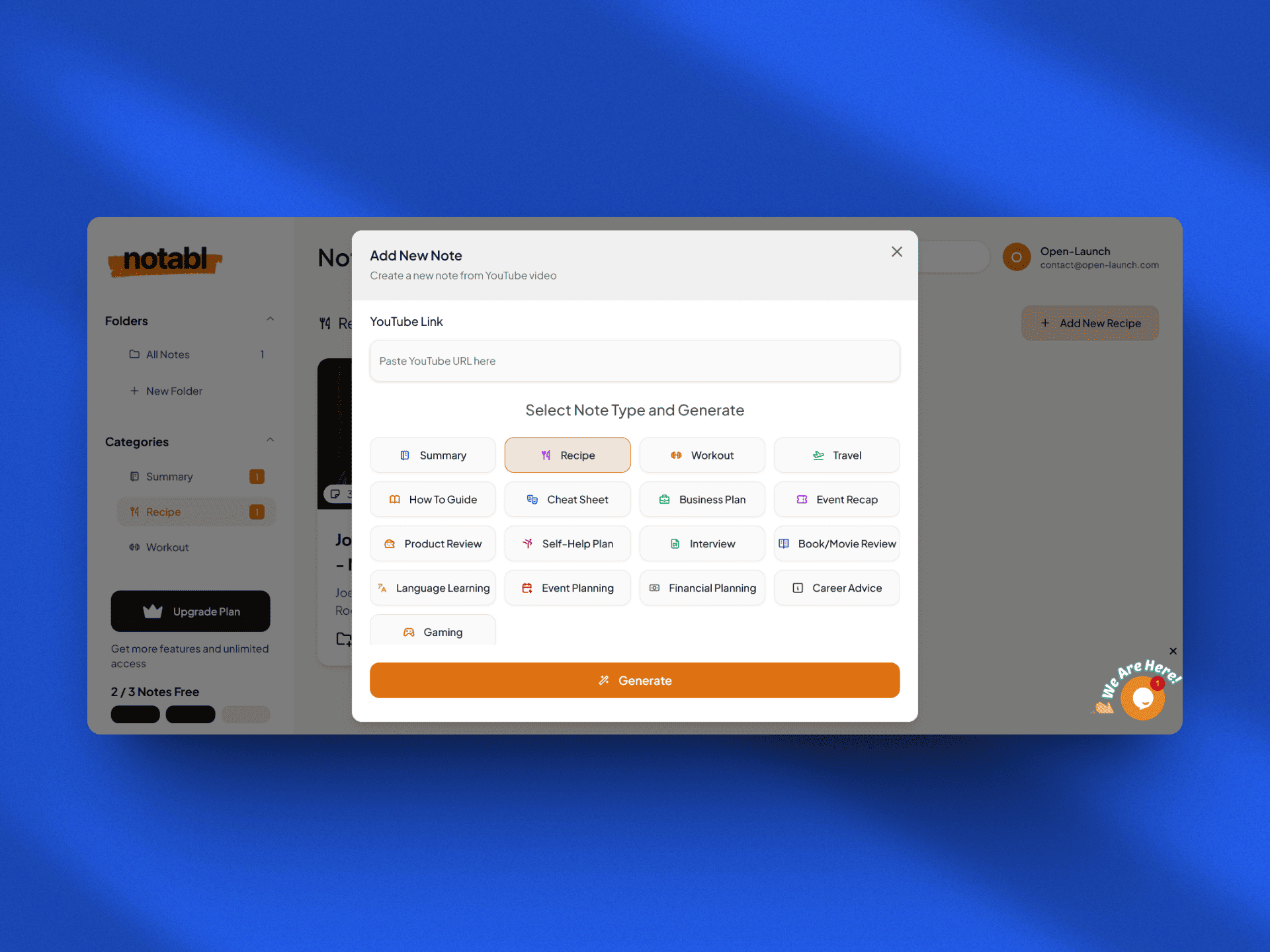 Notabl Format Results