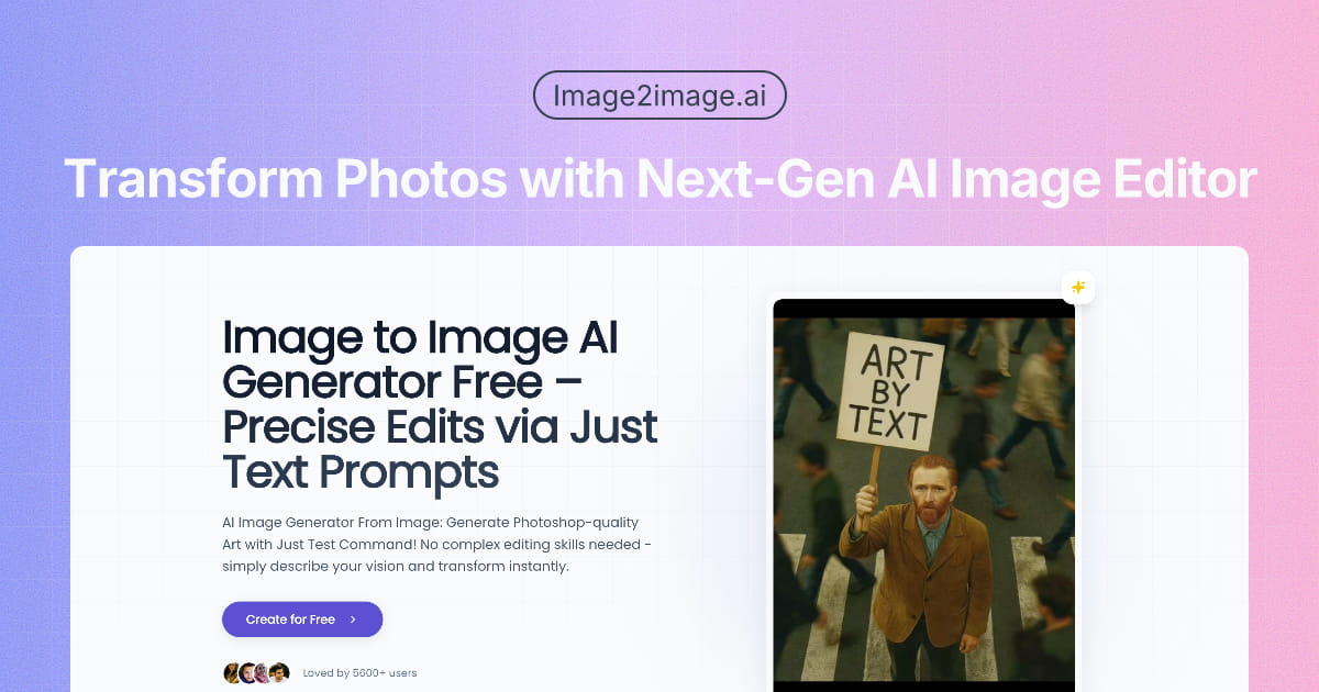 Image to Image AI | Open-Launch