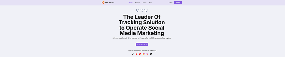 SNSTracker | Open-Launch