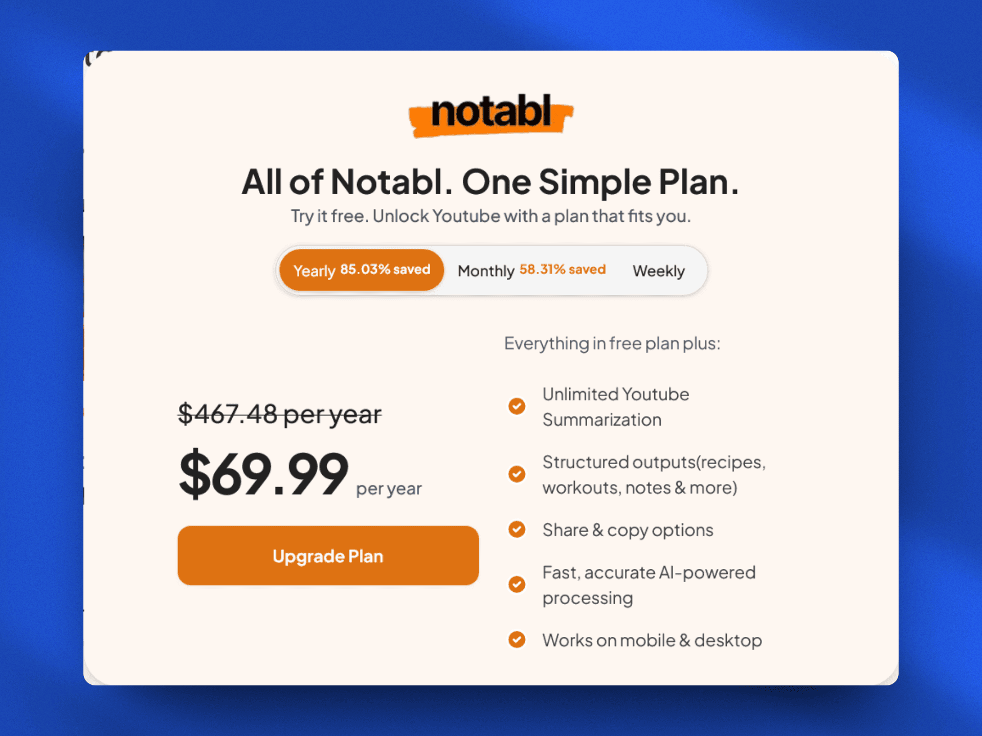 Notabl Pricing