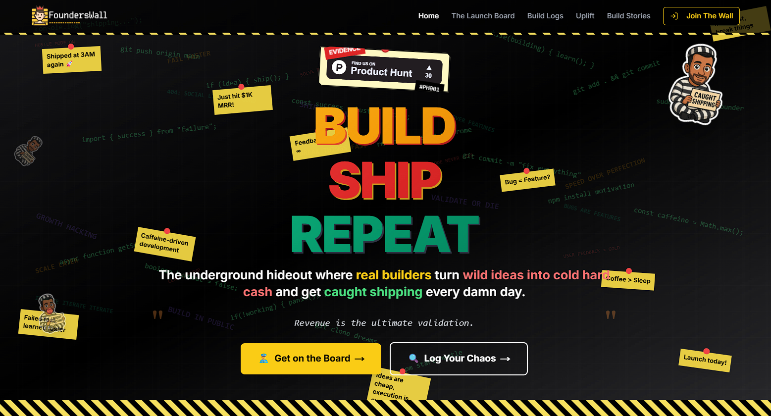 FoundersWall | Open-Launch