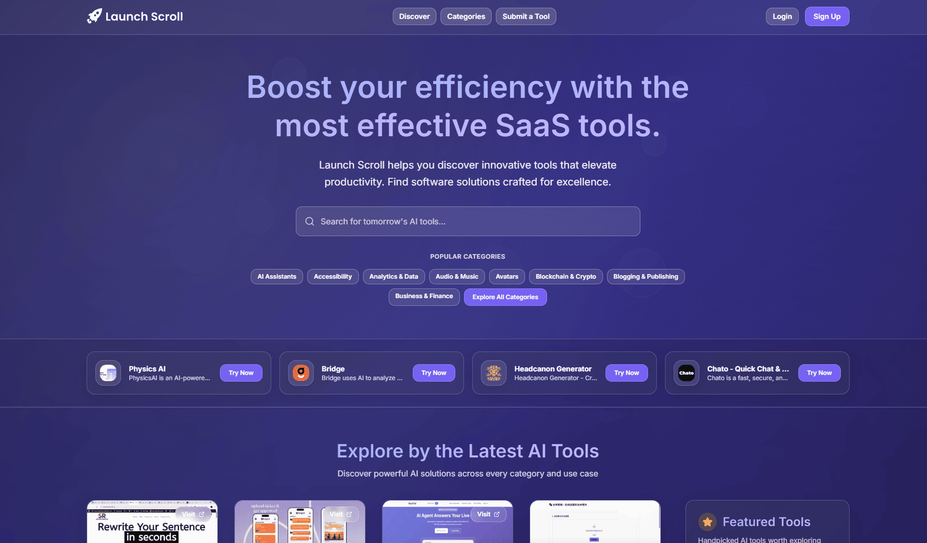 Launch Scroll | Open-Launch