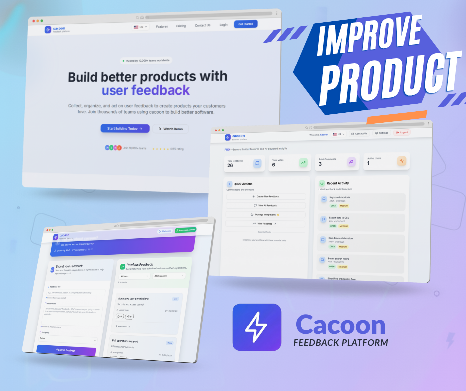 Cacoon Feedback | Open-Launch