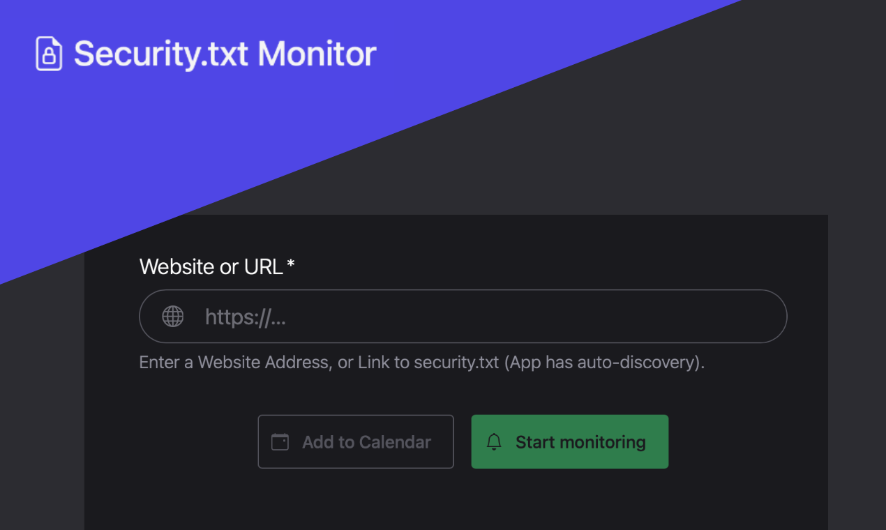 Security.txt Monitor | Open-Launch